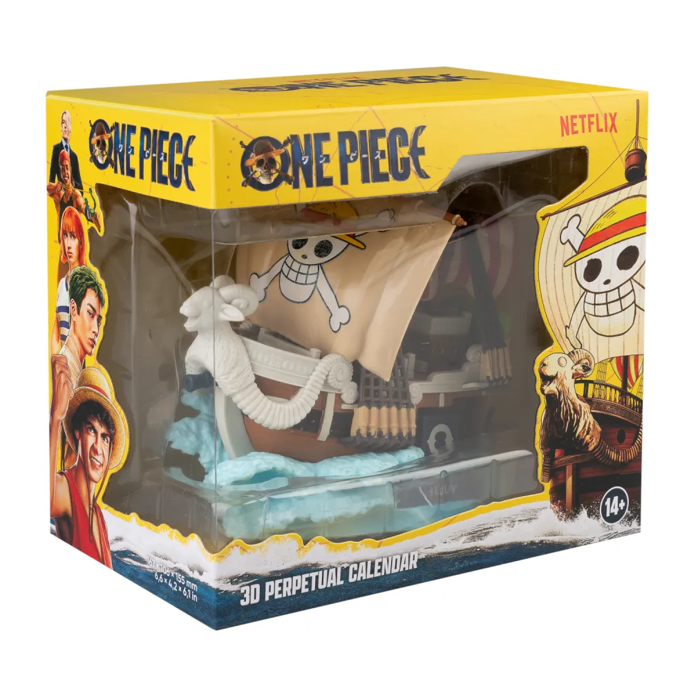 ONE PIECE NETFLIX - Going Merry - Resin 3D Perpetual Calendar