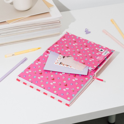 ALICE - Cheshire Cat - Premium Plush Notebook - Size A5