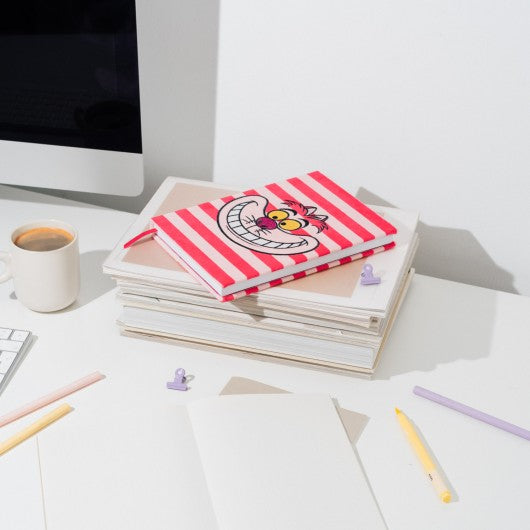 ALICE - Cheshire Cat - Premium Plush Notebook - Size A5