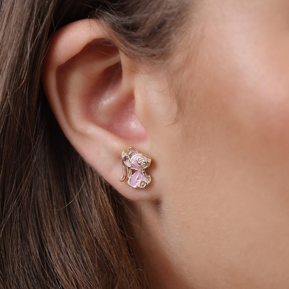 STITCH & ANGEL - 1 Pair of Studs Earrings