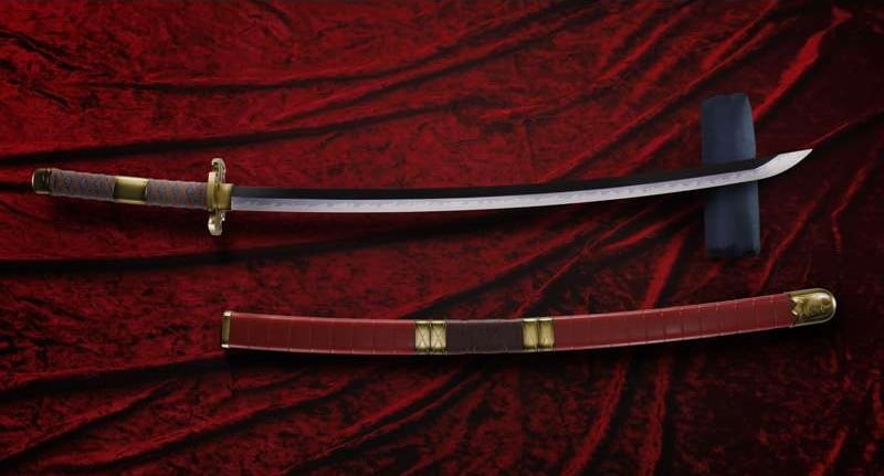 ONE PIECE - 3 swords of Roronoa Zoro - Replica Proplica 95cm