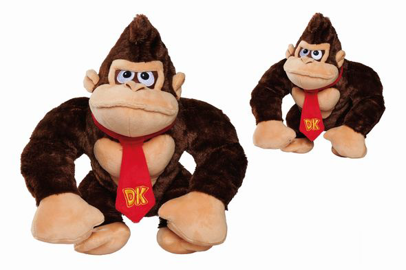 SUPER MARIO - Peluche Donkey Kong - 27 cm