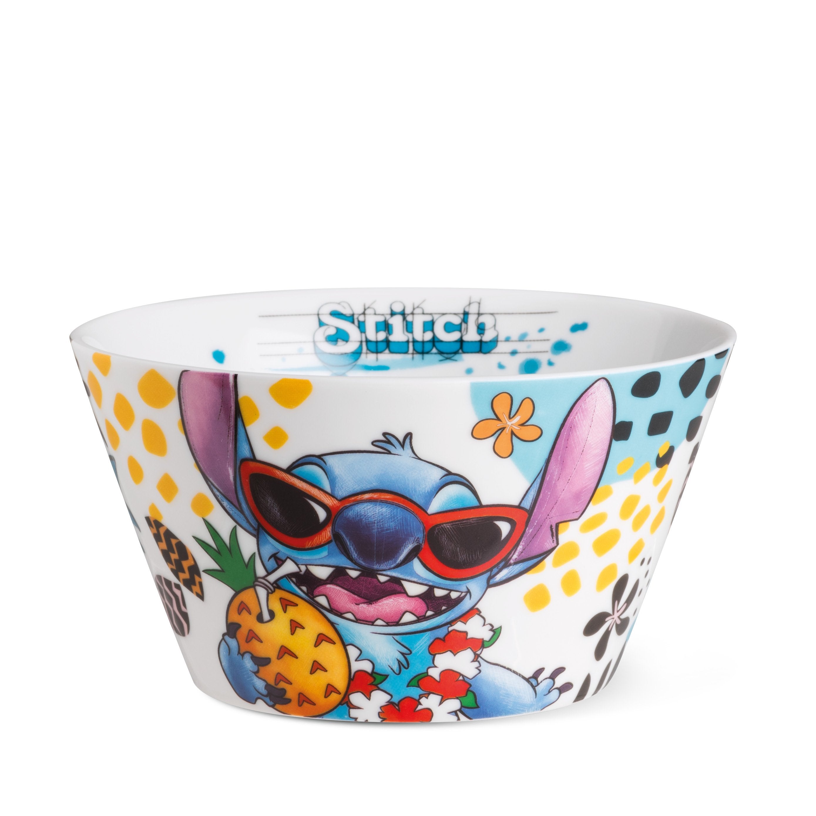 STITCH - Set - Plate + Mug + Bowl - White