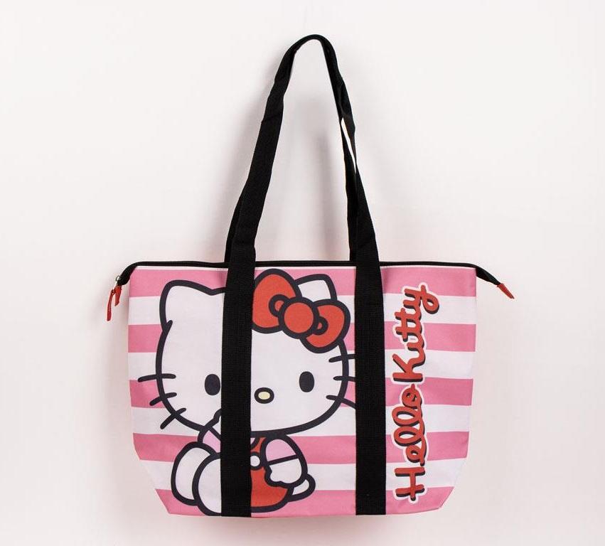 HELLO KITTY - Red - Beach Bag - 47x33x15cm