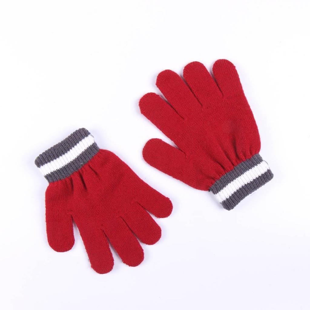 MINNIE - Set Pompon Beanie + Gloves + Neckwarmer- 3Pc Kids