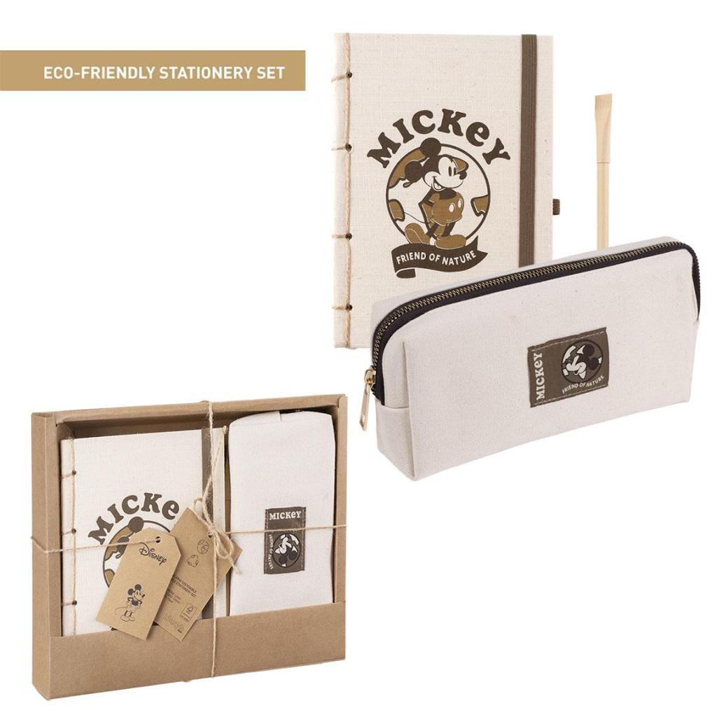 DISNEY - MICKEY - Notebook + Plumier + Stylo-Bille - Giftbox