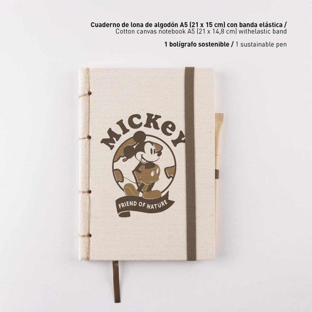 DISNEY - MICKEY - Notebook + Plumier + Stylo-Bille - Giftbox