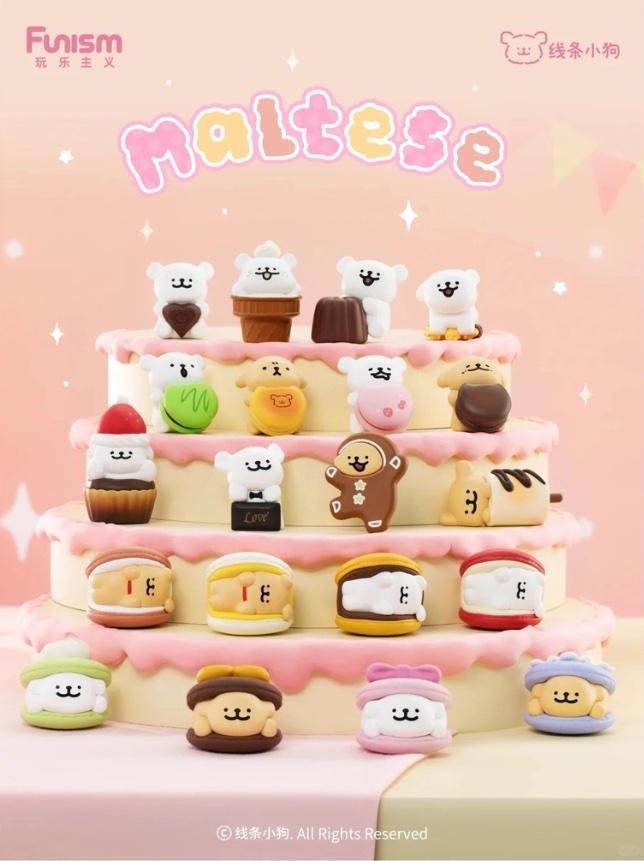 MALTESE - Sweet Box Set - Blind Box 6 Box of 3 Mini-Figure