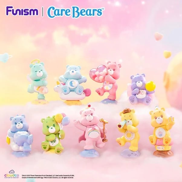 CARE BEARS - Planet of Joy - Blind Box 8 Figure set 12cm