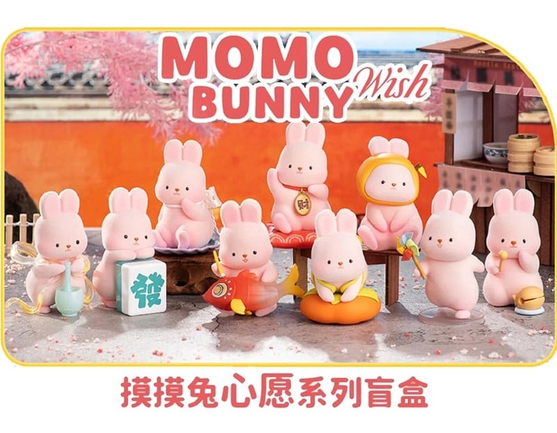 MOMO BUNNY - Wish Series - Blind Box 9 Figure set 10cm