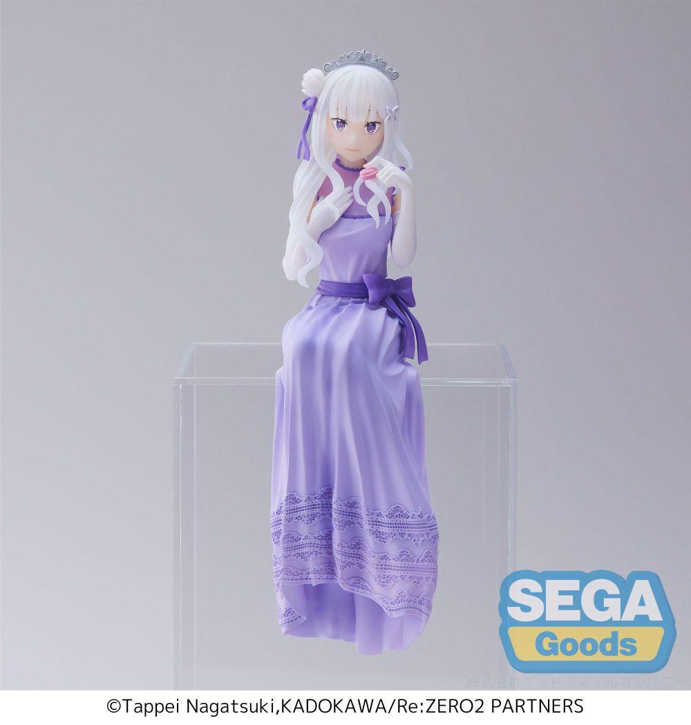 RE ZERO - Emilia " Party " - Figure PM Perching 14cm