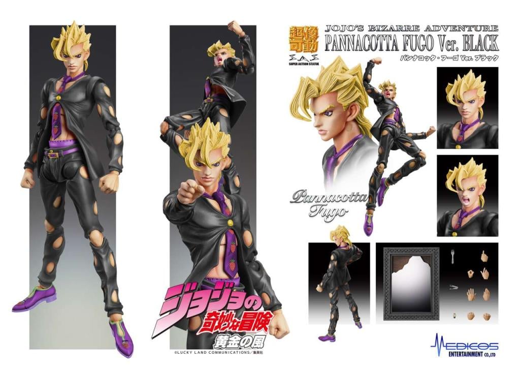 JOJO PART 5 - Pannacotta Fugo "Black Version" - Figure Chozokado 15cm