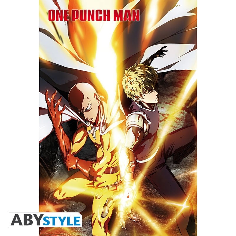 ONE PUNCH MAN - Saitama & Genos - Poster '91x61'