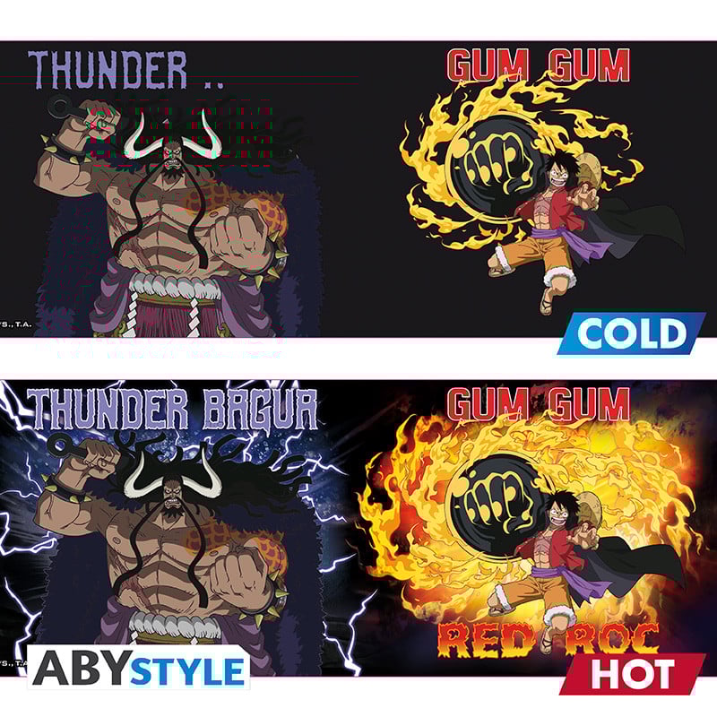 ONE PIECE - Luffy vs Kaido - Mug Heat Change 460ml