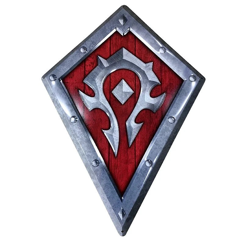 WORLD OF WARCRAFT - Horde Shield - Metal Plate '25x35cm'