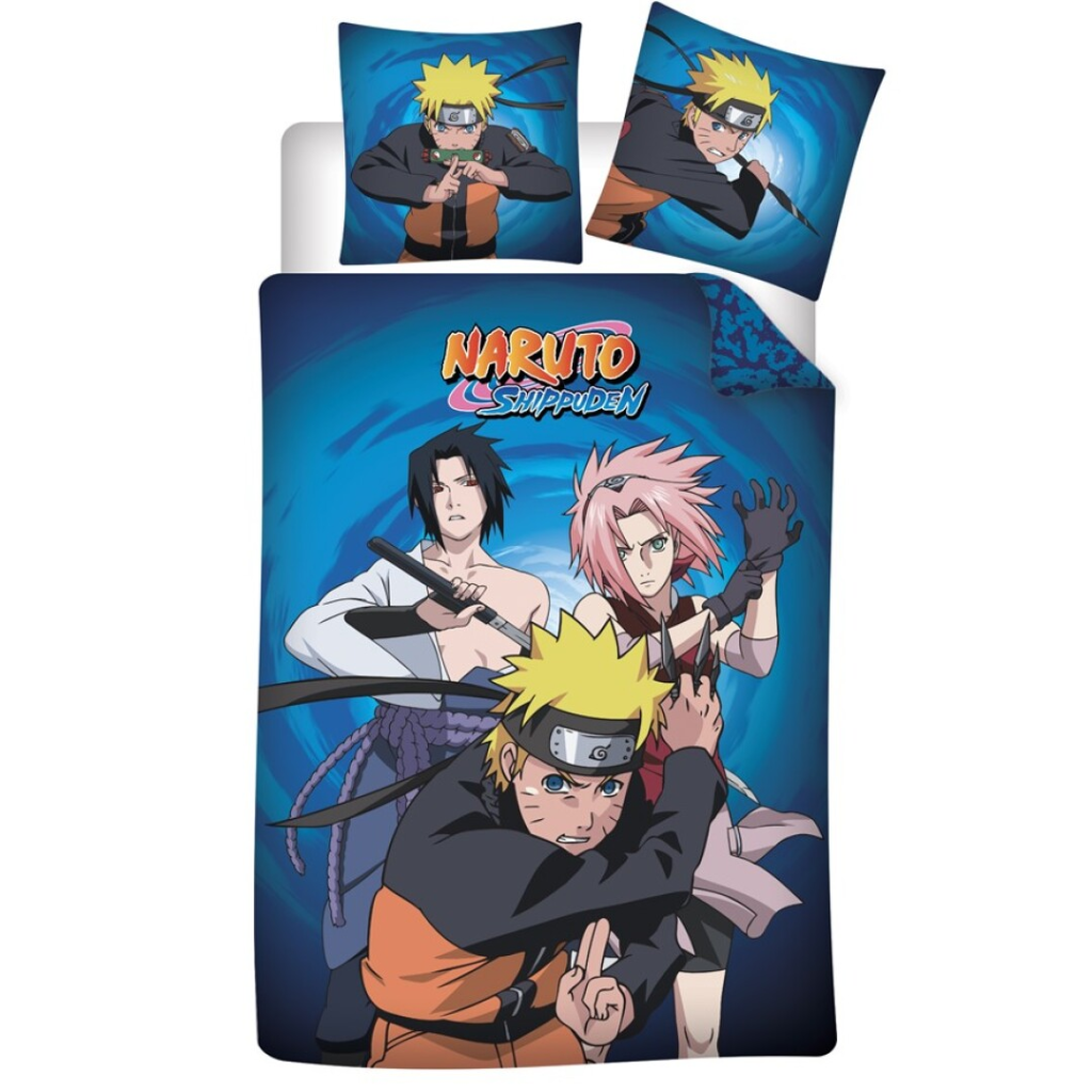 NARUTO SHIPPUDEN - Duvet Cover 140x200cm - '100% microfiber'