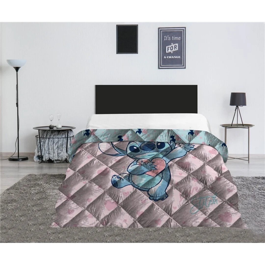 LILO & STITCH - Stitch "Heart" - Quilt Cover 140x200cm