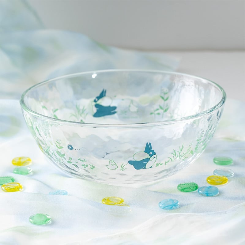 MY NEIGHBOR TOTORO - Acorns Chasing - Transparent Bowl 17x6.5cm