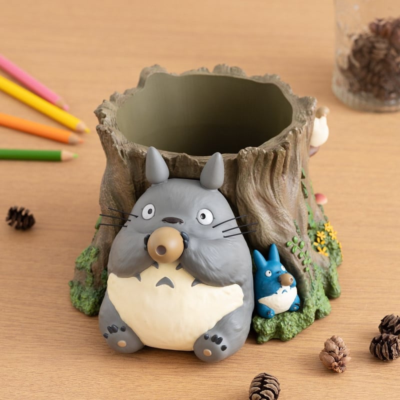 MY NEIGHBOR TOTORO - Totoro tree trunk - Planter Diorama 17.5cm