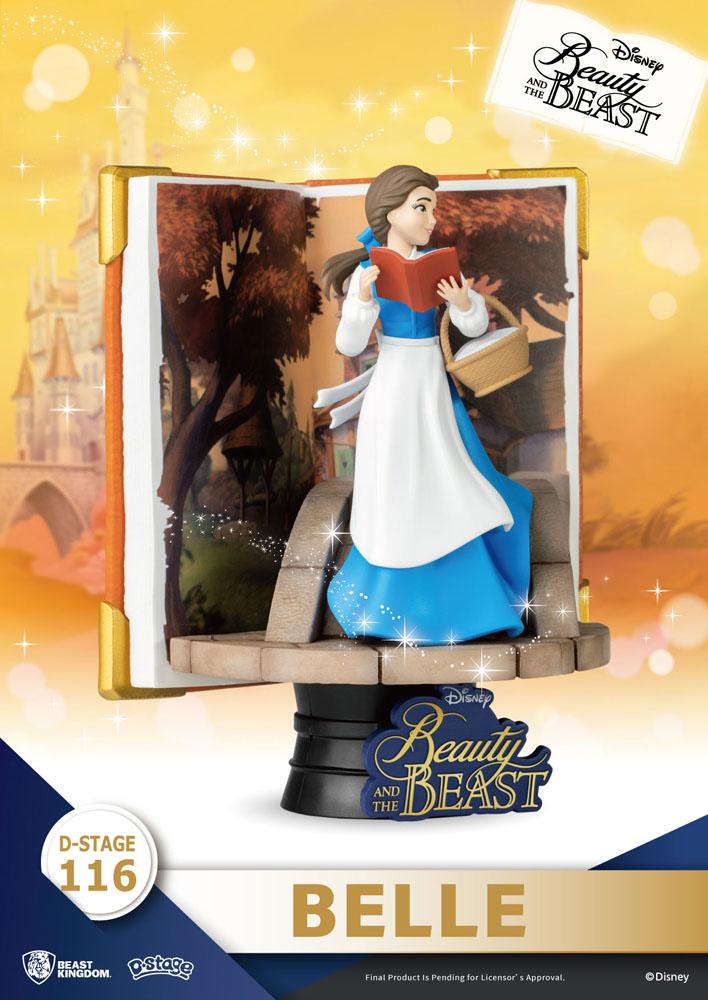 DISNEY - Belle - Statue D-Stage Book Series Diorama PVC 13cm