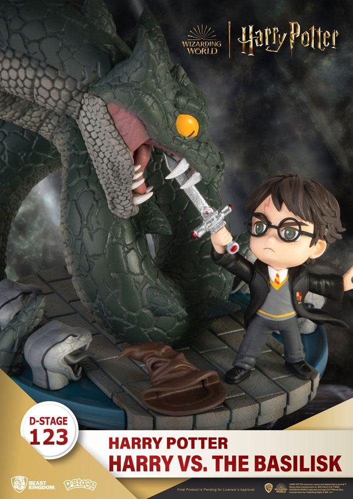 HARRY POTTER - VS the Basilisk - Statue D-Stage Diorama PVC 16cm