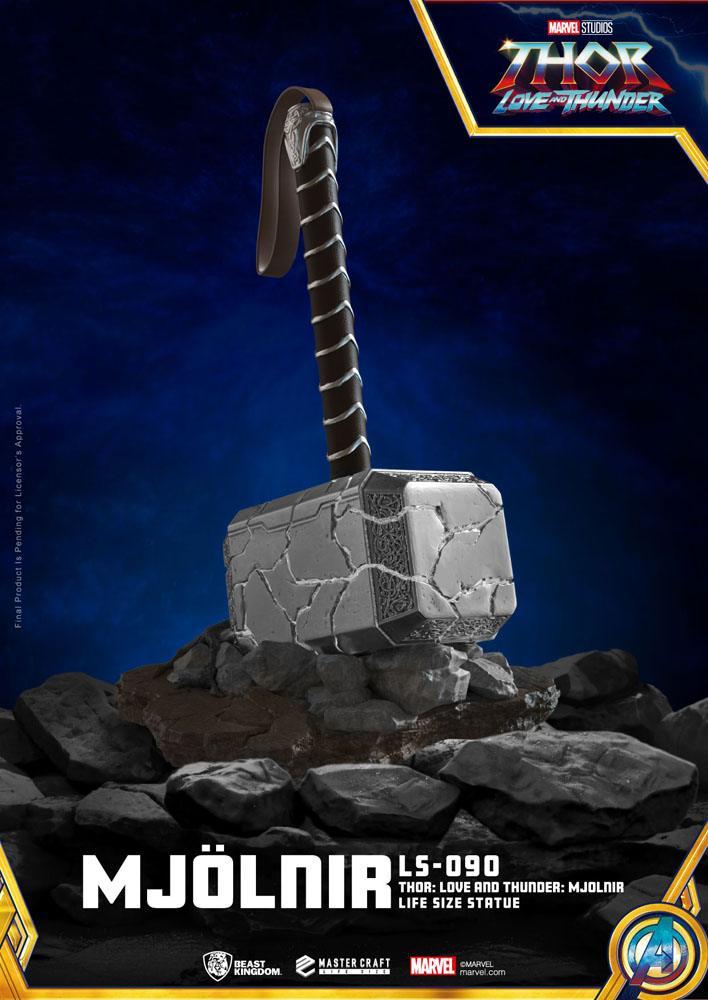 THOR : LOVE AND THUNDER - Mjolnir - Statue 53cm