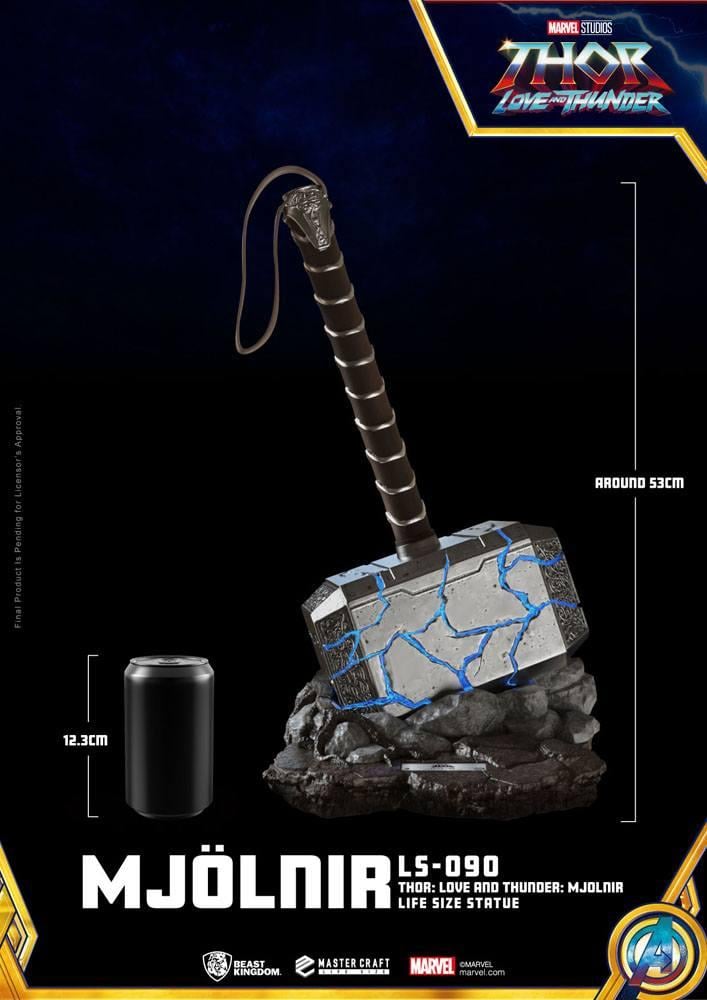 THOR : LOVE AND THUNDER - Mjolnir - Statue 53cm