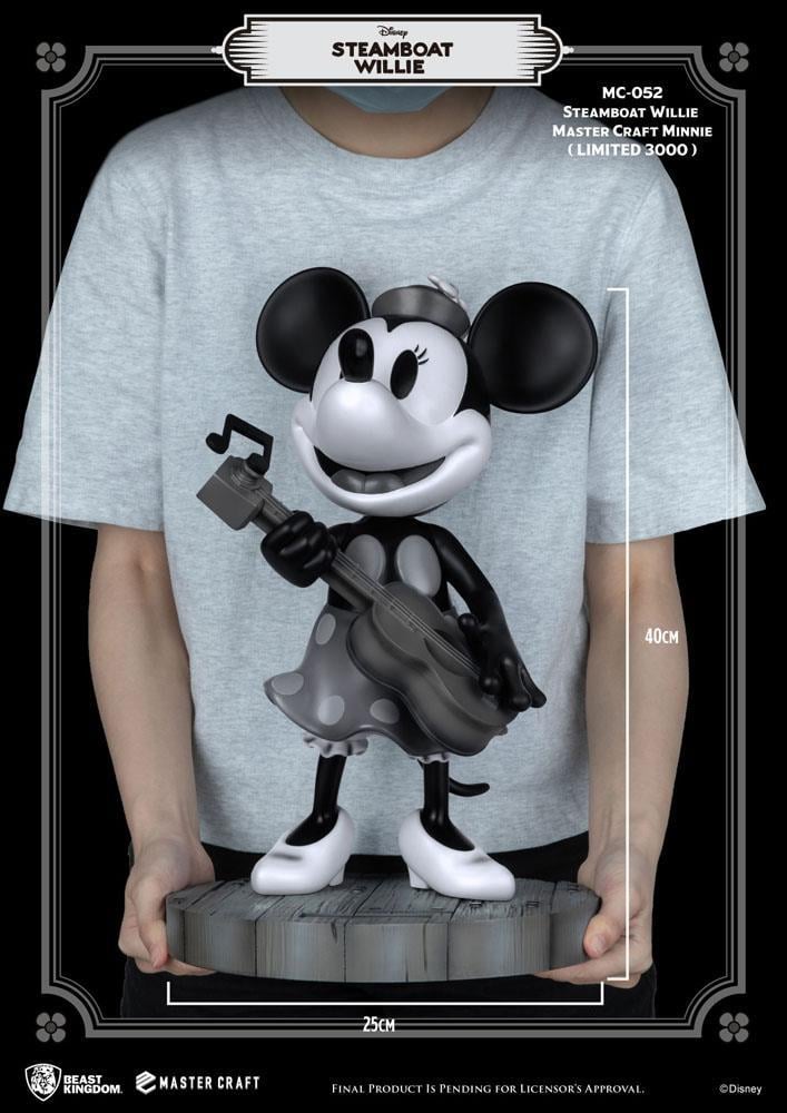 DISNEY - Steamboat Willie Minnie - Statue Master Craft '40x25x25cm'