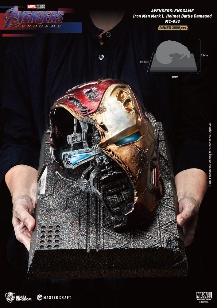 MARVEL - Iron Mark 50 Battle Damaged - Statue '22x39x25cm'