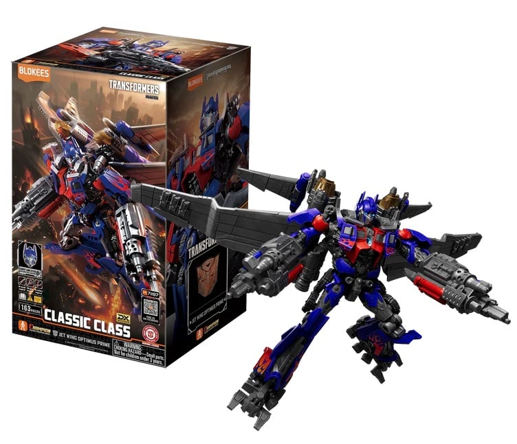 TRANSFORMERS - Jet Wing Optimus Prime -Model Kit Classic Class Blokees