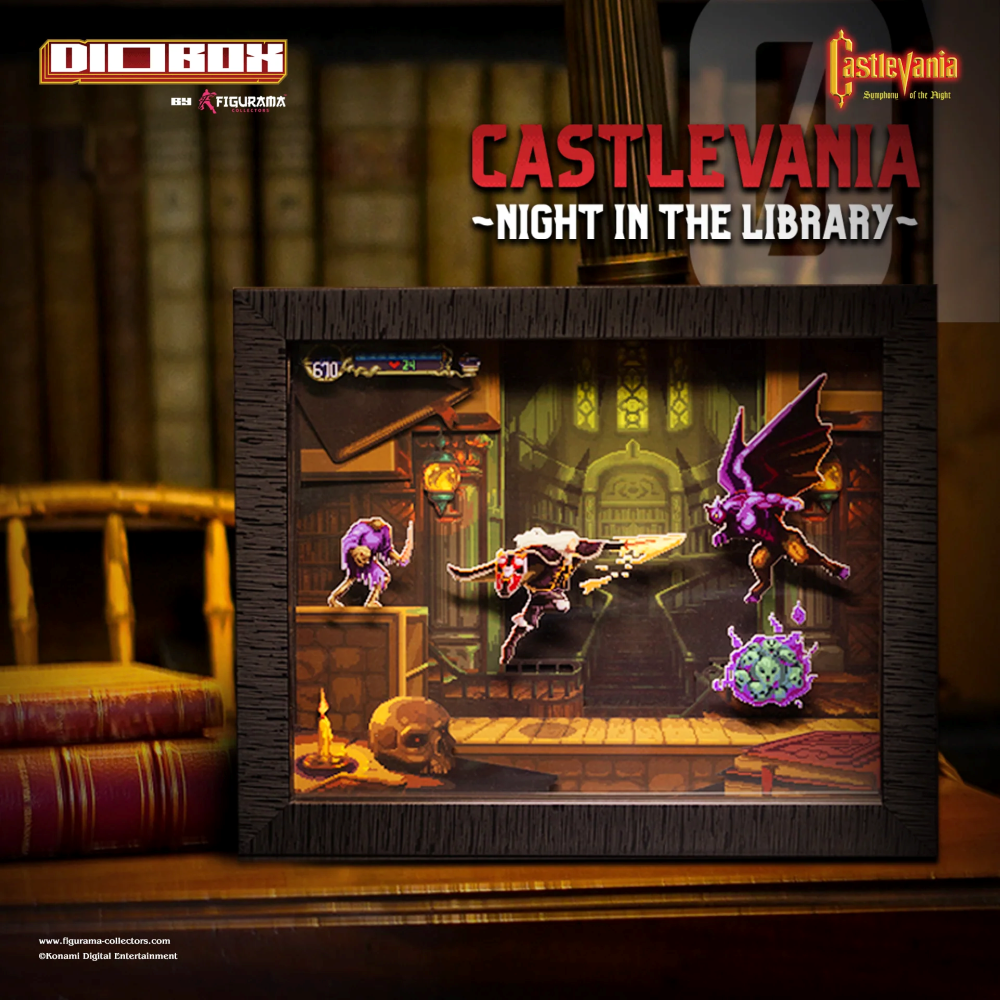 CASTLEVANIA - Night in the library - Diobox 34cm