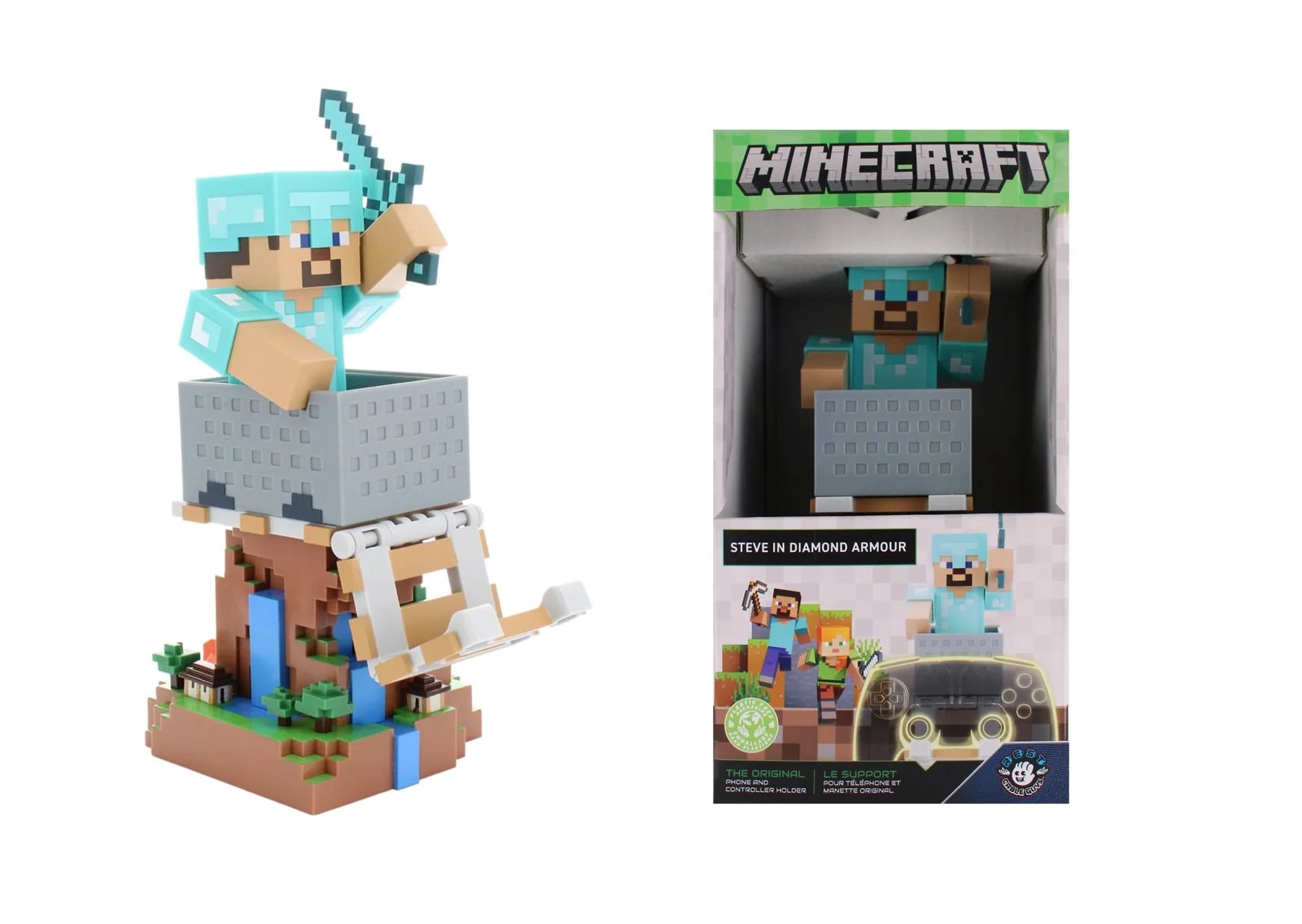 MINECRAFT - Steeve in Armour - Controller & Phone Support - 20cm