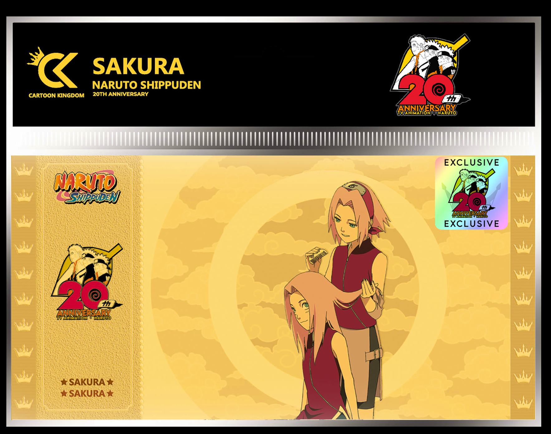 NARUTO SHIPPUDEN - Sakura - Golden Ticket 20th Anniversary