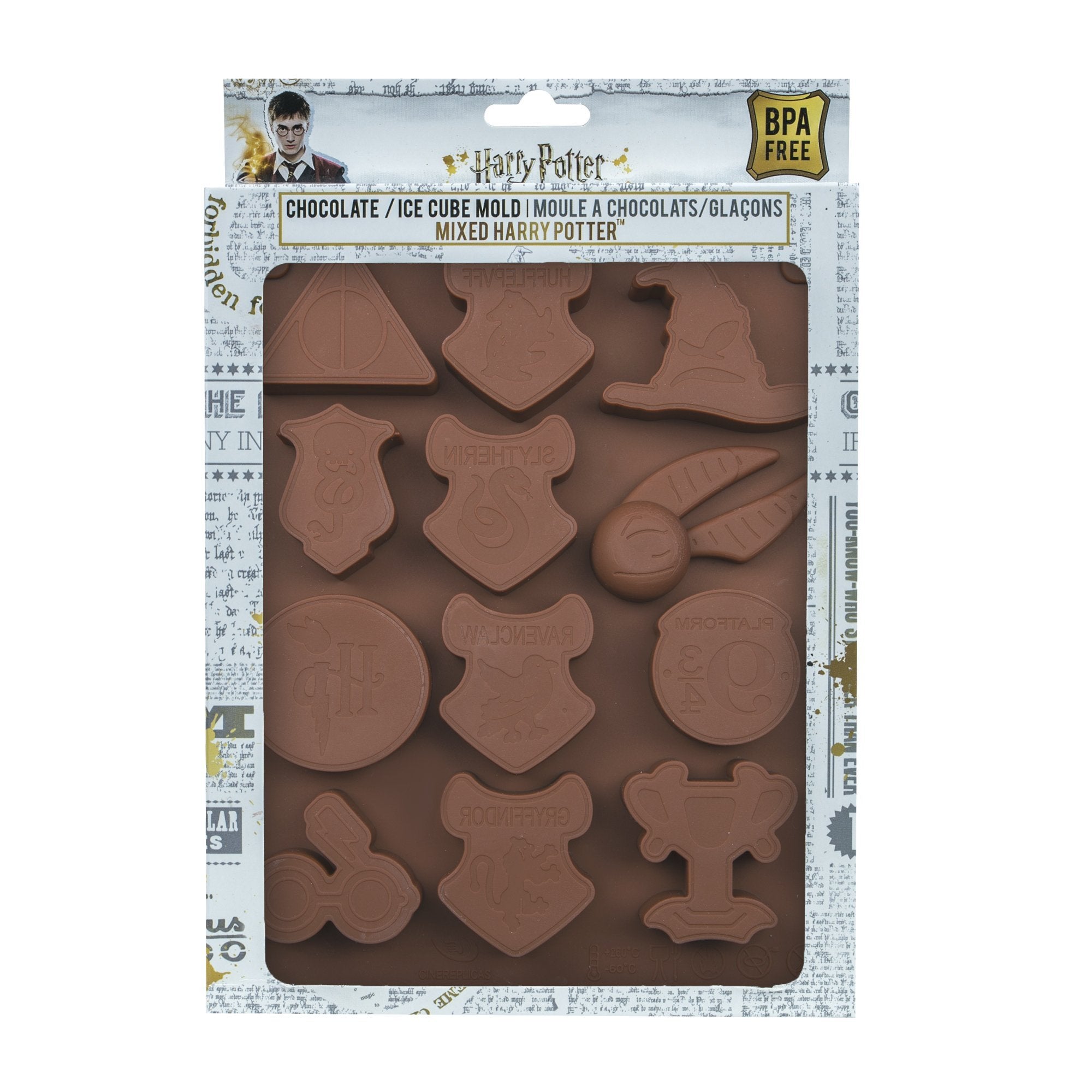 HARRY POTTER - Chocolat and Ice Tray Pack 2 pcs - Logo