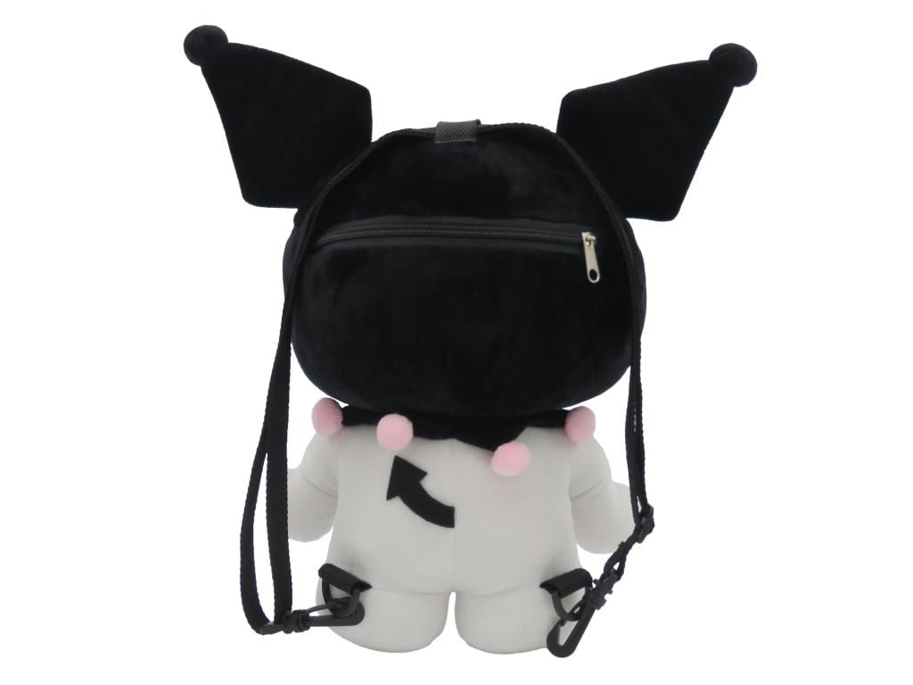 HELLO KITTY - Kuromi - Sac à Dos Peluche - 35cm