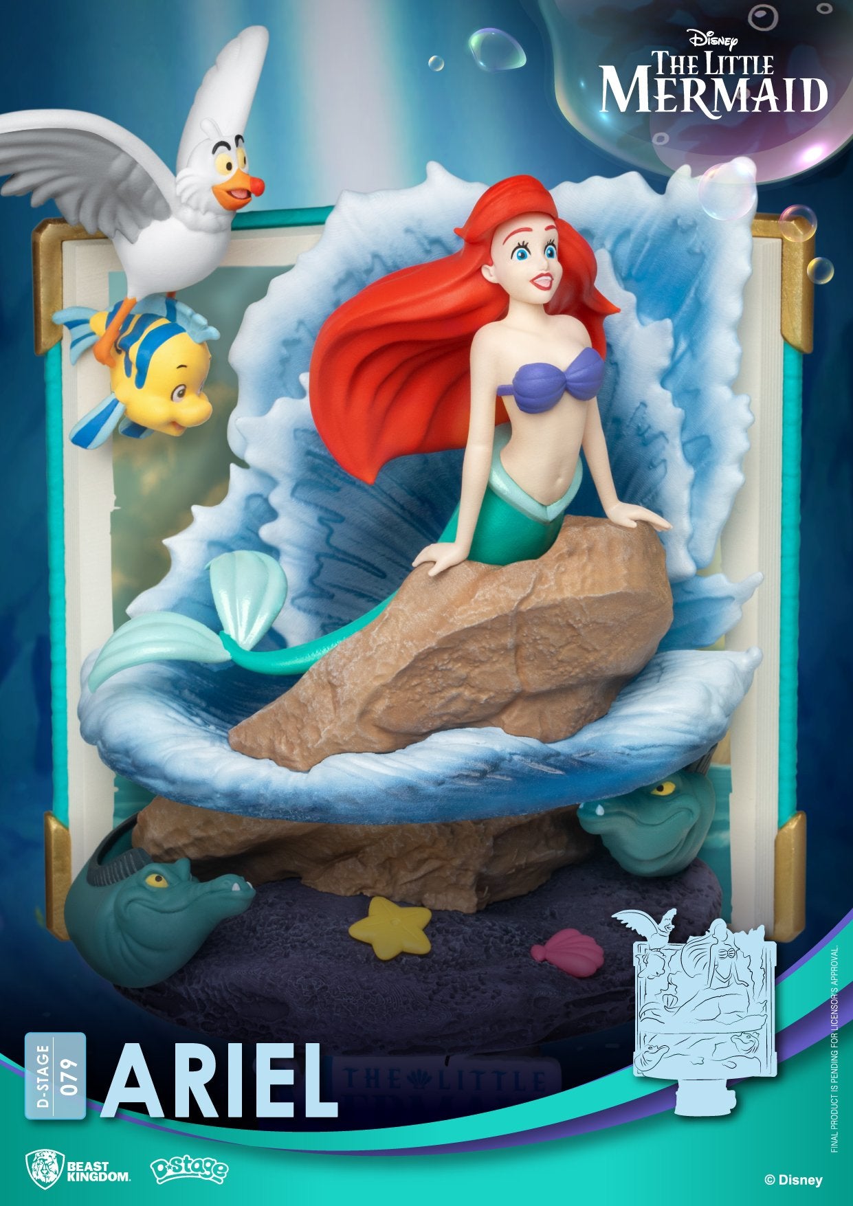 DISNEY - Ariel - Diorama D-Stage 13cm