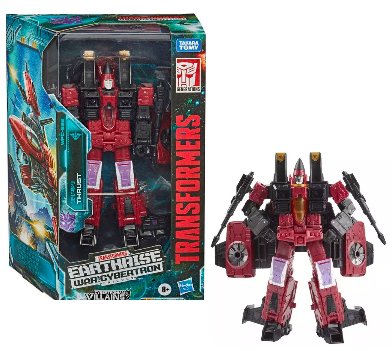 TRANSFORMERS - Thrust - Figure War for Cybertron Earthrise 18cm