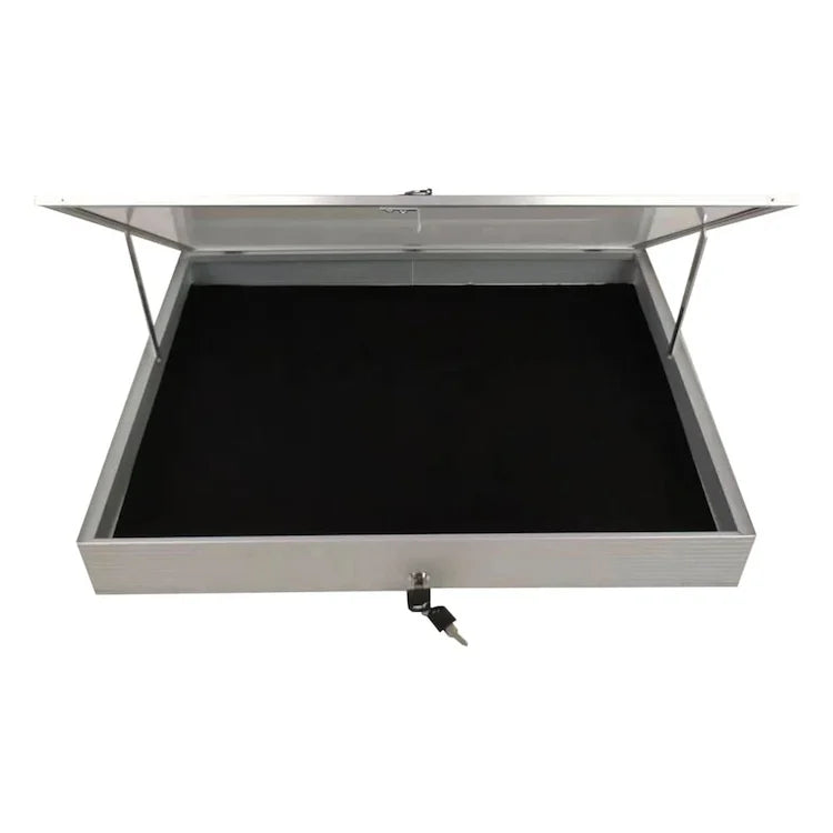 EVORETRO - Show Case Aluminium/Acrylic 91x60x10cm With Secure