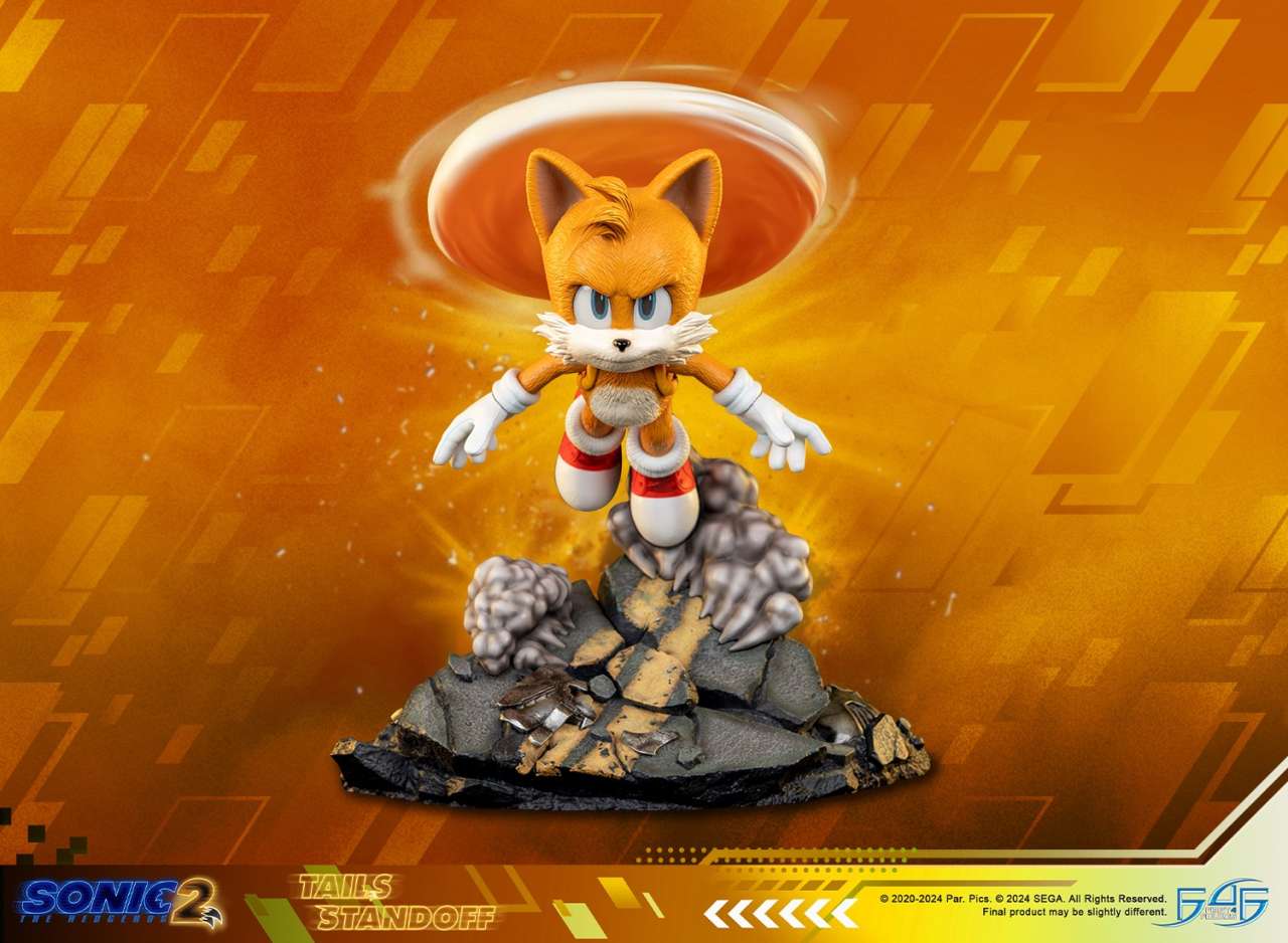 SONIC THE HEDGEHOG 2 - Tails Standoff - Statue 32cm