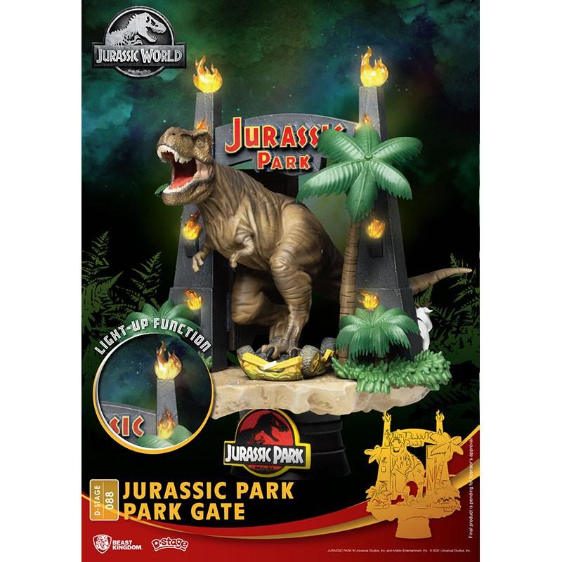 JURASSIC PARK - Park Gates - Diorama D-Stage 15cmm