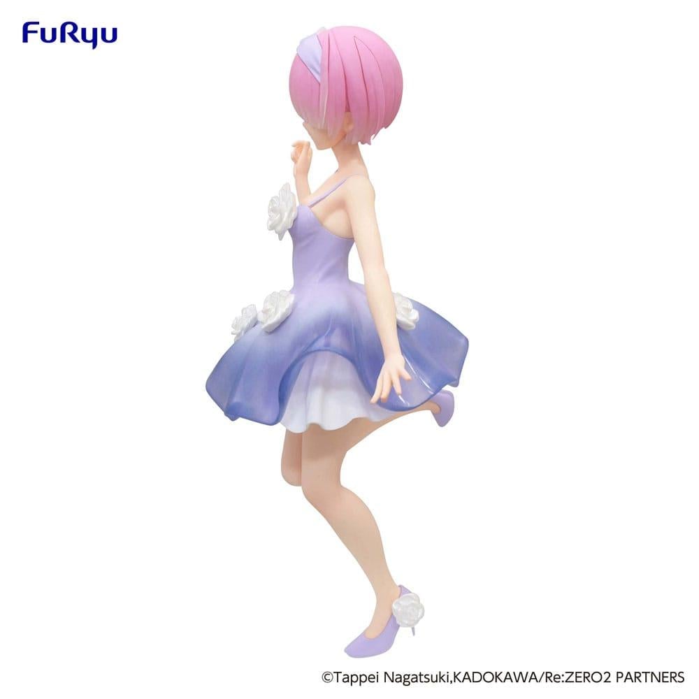 RE ZERO - Ram "Flower Dress" - Statue Trio-Try-iT 21cm