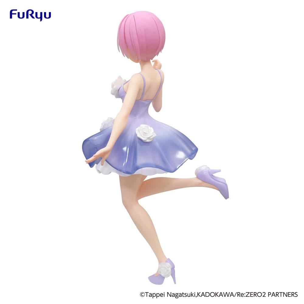 RE ZERO - Ram "Flower Dress" - Statue Trio-Try-iT 21cm