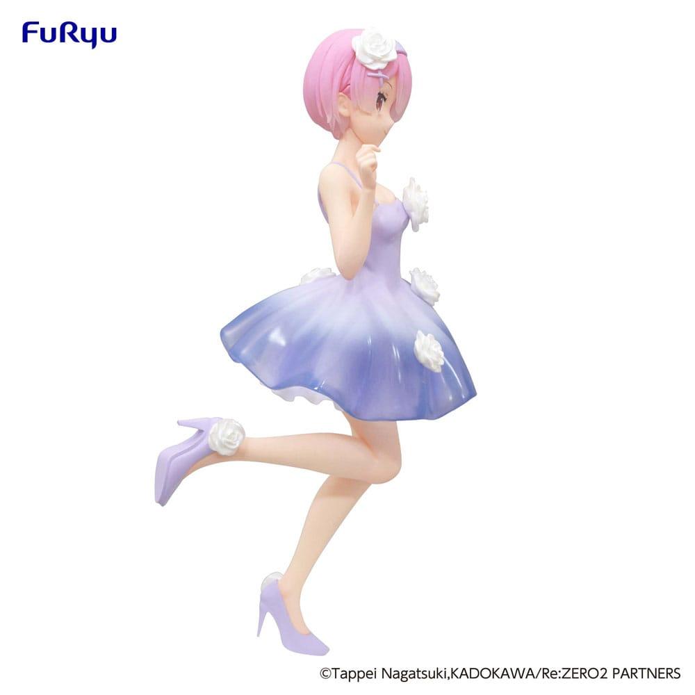 RE ZERO - Ram "Flower Dress" - Statue Trio-Try-iT 21cm