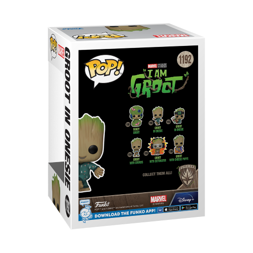 I AM GROOT - POP N° 1192 - Groot PJs (Dancing)