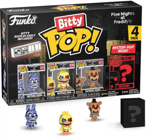 FIVE NIGHTS AT FREDDY'S - Bitty Pop 4 Pack 2.5cm - Nightmare Bonnie