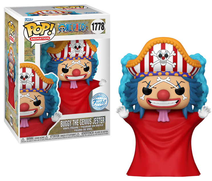 ONE PIECE - POP Animation N° 1778 - Buggy (Post Time-Skip)