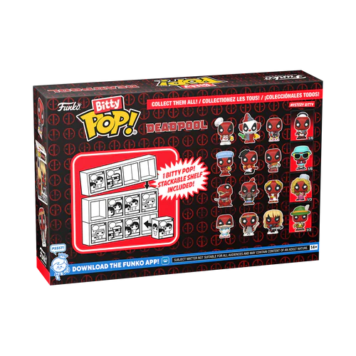 DEADPOOL - Bitty Pop 4 Pack 2.5cm - Sleepover