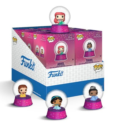 DISNEY PRINCESS - Mini Snow Globes - (BOX 12)