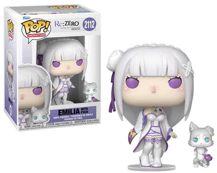 RE ZERO - POP & Buddy N° 2112 - Emilia with Puck