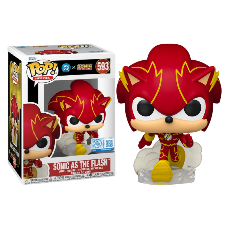 JLA & SONIC - POP Heroes N° 593 - Sonic as The Flash